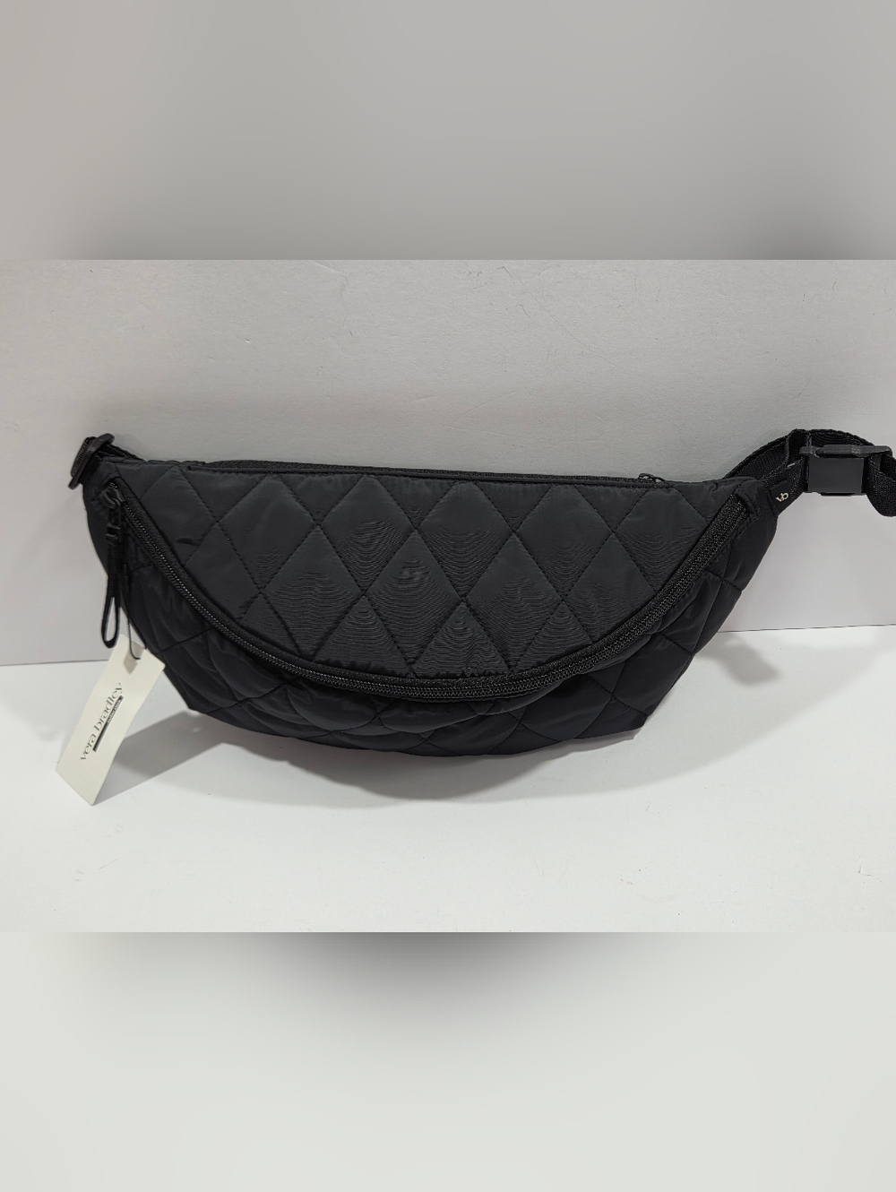 NWT Vera Bradley Women's Sling Crossbody Fanny Pack Bag Black